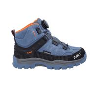 CMP Kids Kiruna Mid Fitgo Trekking Shoes WP Kinder | BLUESTONE-ARANCIO | EU 34
