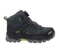 CMP - Kid's Kiruna Mid Fitgo Trekking Shoes WP - Wanderschuhe, Gr. 28, schwarz (Jungle/Cardamom)