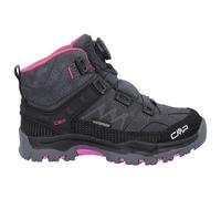 CMP - Kid's Kiruna Mid Fitgo Trekking Shoes WP - Wanderschuhe, Gr. 36, schwarz (Antracite/Festival)