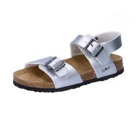 CMP Kids Raisho Sport-Sandalen, Unisex, für Kinder und Jugendliche, silber/schwarz, 34 EU