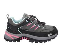 CMP - Kid's Rigel 2.0 Low WP Trekking Shoes 3Q18244 - Multisportschuhe, Gr. 29, grau/schwarz (Grey/Acquarius/PinkFluo)