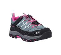 CMP Rigel Low WaterProof Kinder Trekkingschuhe blau-grau/rosa - 33