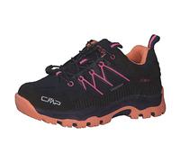 CMP Kids Rigel Low Trekking Shoes Wp Unisex Kinder Trekking-Schuhe, Blau Orange Pink B Blue Sunrise, 28 EU