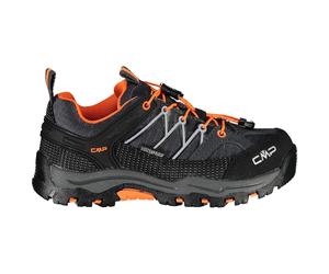 CMP - Kid's Rigel Low WP - Multisportschuhe, Gr. 39, schwarz (Antracite/FlashOrange)