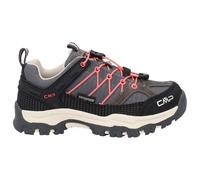 CMP - Kid's Rigel Low WP - Multisportschuhe, Gr. 39, schwarz (Cioccolato/Coral)