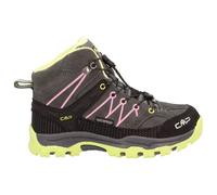 CMP Kinder-Outdoor-Allwetterstiefel KIDS RIGEL MID TREKKING SHOES Schwarz-Pink-Gelb-Grau 35