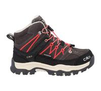 CMP - Kid's Rigel Mid Trekking Shoes Waterproof - Wanderschuhe, Gr. 38, schwarz (Cioccolato/Coral)