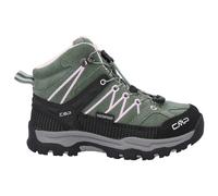 CMP - Kid's Rigel Mid Trekking Shoes Waterproof - Wanderschuhe, Gr. 39, grau/schwarz (GreenTea/SoftPink)