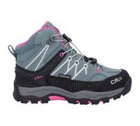 CMP Unisex Kinder Kids Rigel Mid Trekking Shoes Wp Trekking-Schuhe, Grün Fluo Lila Mineral Green Purple Fluo, 29 EU