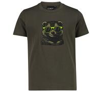 CMP - Kid's T-Shirt Print - T-Shirt, Gr. 164, braun (OilGreen)