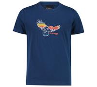 CMP - Kid's T-Shirt Print - T-Shirt, Gr. 176, blau (Midnight)