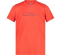 CMP Kinder Boys Funktions Print T-Shirt (Größe 104, rot)