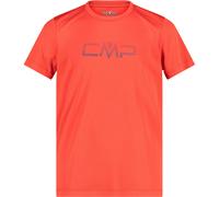 CMP Kinder Boys Funktions Print T-Shirt (Größe 128, rot)