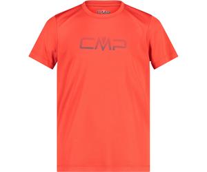 CMP Kinder Boys Funktions Print T-Shirt (Größe 128, rot)