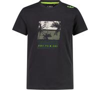 CMP Kinder Boys Jersey T-Shirt (Größe 104, schwarz)
