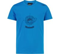 CMP Kinder Boys Jersey T-Shirt (Größe 116, blau)