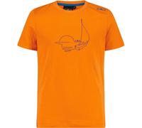CMP Kinder Boys Jersey T-Shirt (Größe 98, orange)