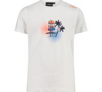 CMP Kinder Boys Jersey T-Shirt (Größe 98, weiss)