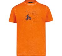 CMP Kinder Boys Print T-Shirt (Größe 104, orange)