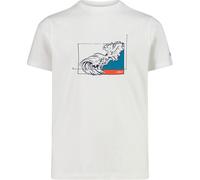 CMP Kinder Boys Stretch T-Shirt (Größe 116, weiss)