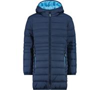 CMP - Girl's Down Coat Fix Hood Taffeta - Mantel, Gr. 98, blau (BlueInk)