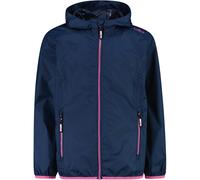 CMP Mädchen Kinder-regenjacke Mit Fester Kapuze KID G JACKET RAIN FIX HOOD, Blau, 152 EU