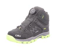 CMP Kinder-Jungen-Outdoor-Allwetterstiefel gefüttert KIDS KIRUNA MID FITGO FLEECE W Schwarz-Gelb-Grau 35