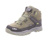 CMP Kinder Trekkingschuhe Kids Kiruna Mid FITGO Fleece WP 3Q57894-36EU 34 Olive-Acido