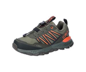 CMP Kinder Laufschuhe Trail-Running Kids Atik Low WP 3Q67894-14EP 32 Militare-Arancio