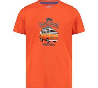 CMP Kinder Piquet T-Shirt (Größe 110, orange)