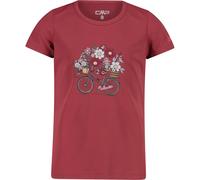 CMP Kinder Piquet T-Shirt (Größe 110, rot)