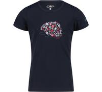 CMP Kinder Piquet T-Shirt (Größe 110, schwarz)