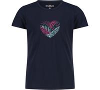 CMP Kinder Piquet T-Shirt (Größe 116, blau)