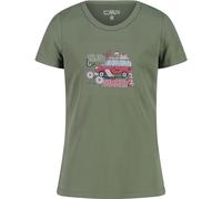 CMP Kinder Piquet T-Shirt (Größe 116, oliv)