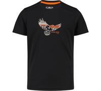 CMP Kinder Piquet T-Shirt (Größe 140, schwarz)