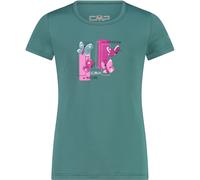CMP Kinder Print T-Shirt (Größe 140, tuerkis)