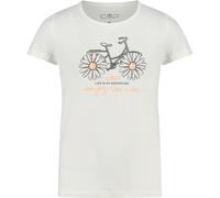 CMP Kinder Print T-Shirt (Größe 164, weiss)