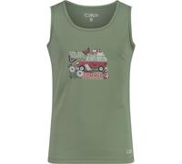 CMP Kinder Print Tanktop (Größe 104, gruen)
