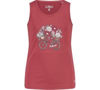 CMP Kinder Print Tanktop (Größe 104, rot)