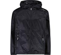 CMP Kinder Rain Hoodie Jacke (Größe 104, schwarz)