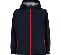 CMP Kinder Rain Hoodie Jacke (Größe 110, schwarz)