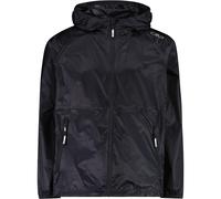 CMP Kinder Rain Hoodie Jacke (Größe 140, schwarz)