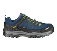 CMP Kids Rigel Low Trekking Shoes Wp Jungen Trekking-Schuhe, Blau Gelb Blue Ink Yellow, 35 EU