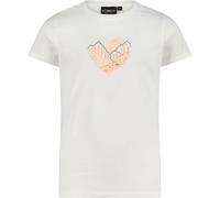 CMP Kinder Stretch Print T-Shirt (Größe 104, weiss)