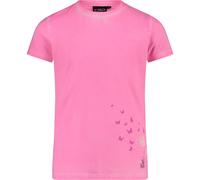 CMP Kinder Stretch Print T-Shirt (Größe 116, rosa)