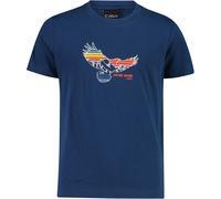 CMP - Kid's T-Shirt Print - T-Shirt, Gr. 116, blau (Midnight)