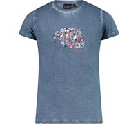 CMP - Girl's Slub Jersey T-Shirt - T-Shirt, Gr. 140, blau (Space)