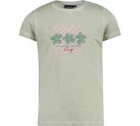 CMP - Girl's Slub Jersey T-Shirt - T-Shirt, Gr. 116, grau (Pistacchio)
