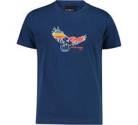 CMP - Kid's T-Shirt Print - T-Shirt, Gr. 116, blau (Midnight)