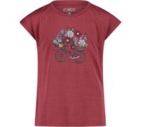 CMP Kinder T-Shirts rot Größe 140 Trekking Atmungsaktiv